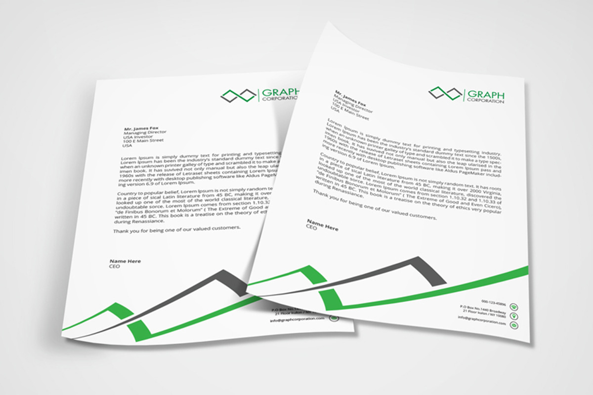 Letterhead, a Stationery Template by asimalikhan555 (Photo 4 of 5)
