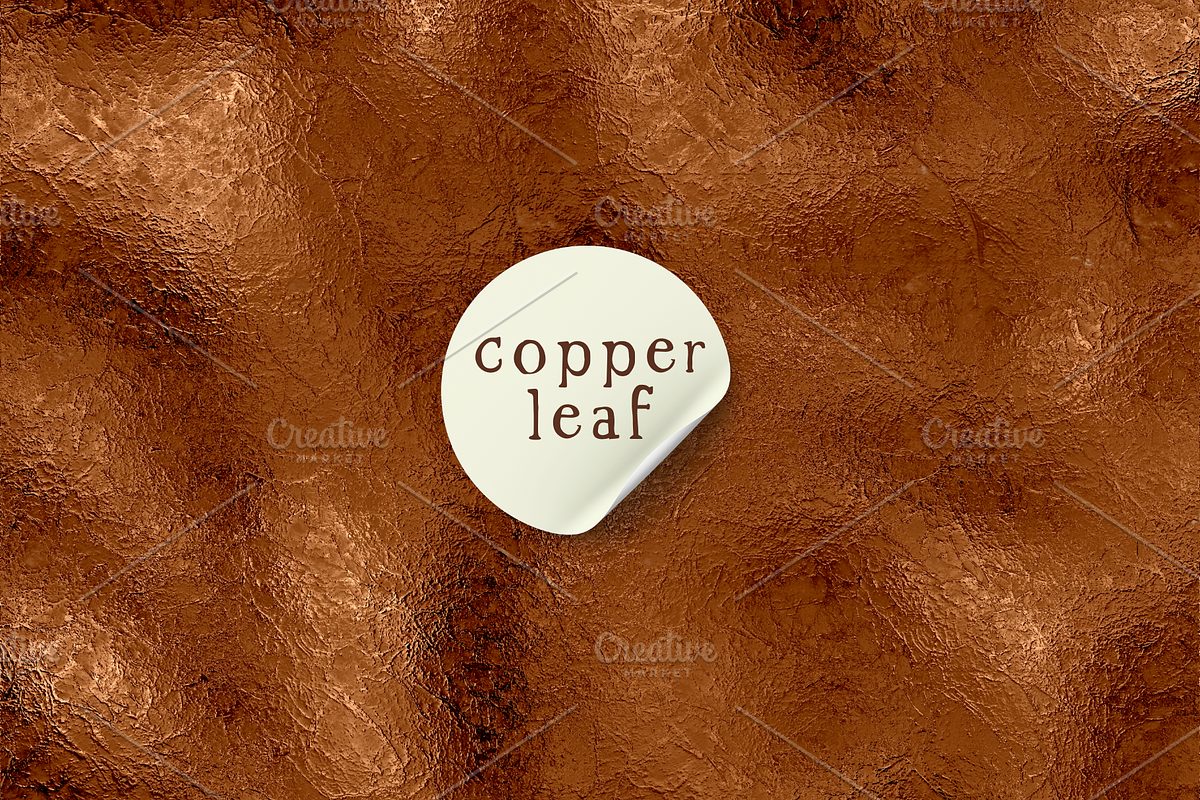 Copper & Bronze Foil Texture, a Texture Graphic by Debby Blooms (Photo 3 of 11)