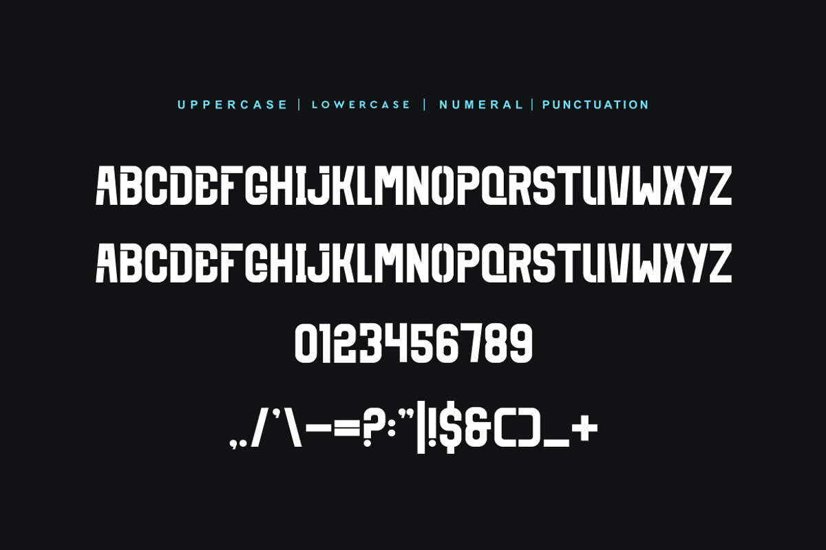 Goospro - Thick & Sport Font, a Sans Serif Font by QR Design Studio (Photo 4 of 6)