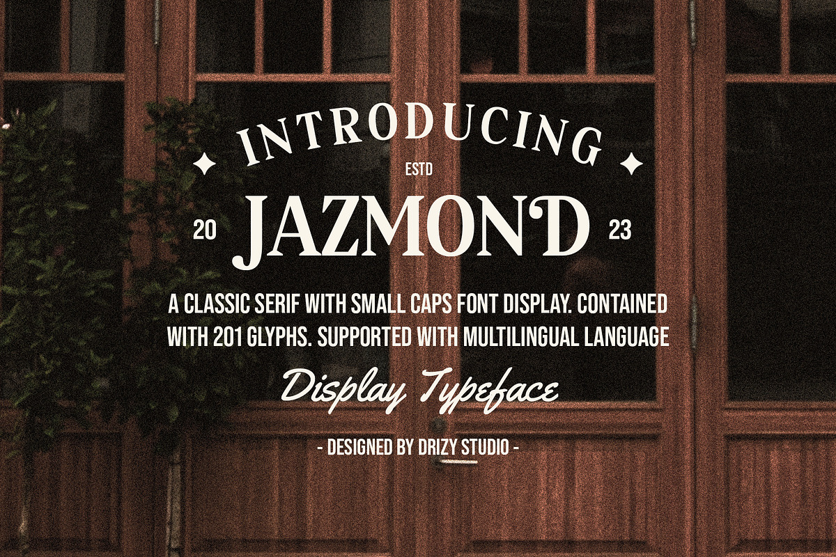 Jazmond – Classic Serif Font, a Serif Font by Drizy (Photo 4 of 10)