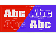 Magna Lux, a Sans Serif Font by Sharkshock (Thumbnail 5 of 10)