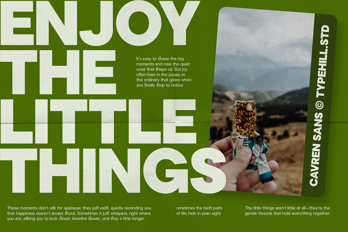 Cavren Sans, a Sans Serif Font by Typehill (Photo 9 of 15)