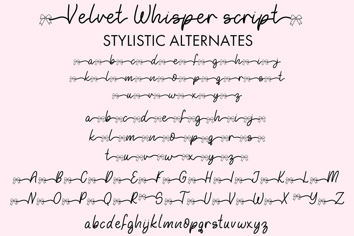 Velvet Whisper Font Duo, a Handwritten Font by Freeling Design House (Photo 4 of 7)
