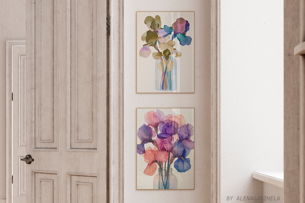 BLOOMING - mixed art prints gallery, an Object Graphic by alenaganzhela (Photo 5 of 12)