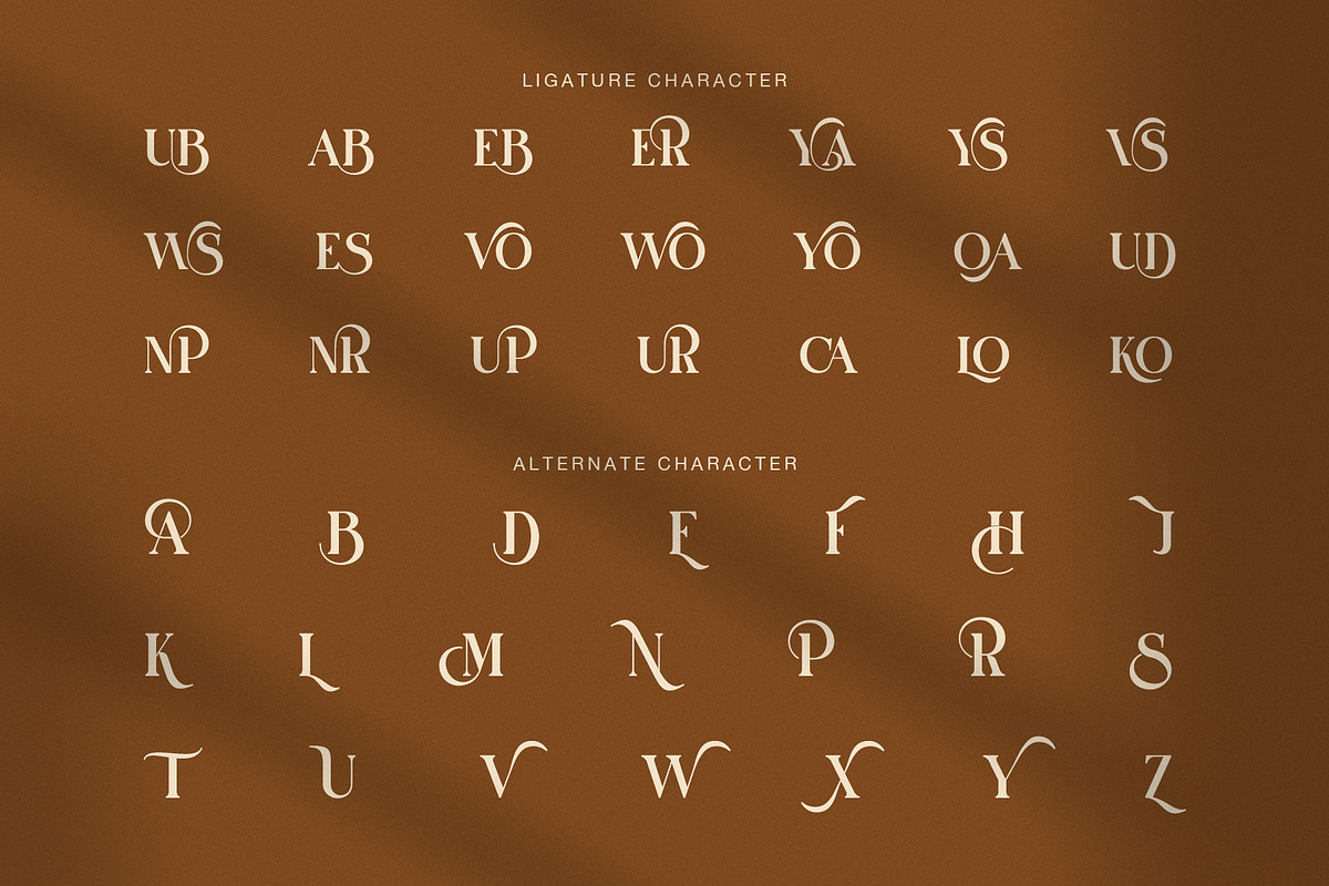 Subys Elegant Display Serif Font, a Serif Font by Graphicxell (Photo 8 of 8)