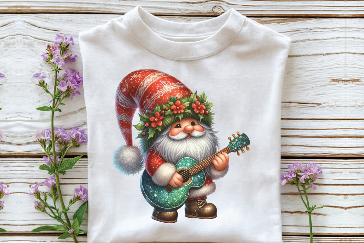 Christmas Gnome Musicians PNG, an Illustration by CraftArtStudio (Photo 5 of 6)