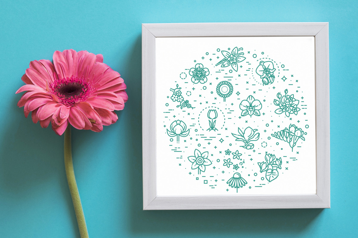 Line Nature Icons Set, an Outline Icon by Tettygreen (Photo 10 of 16)