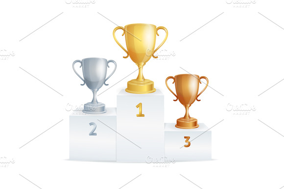 Vector Pedestal With Cups