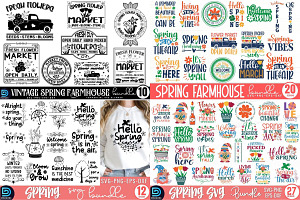 Mega Spring SVG Bundle