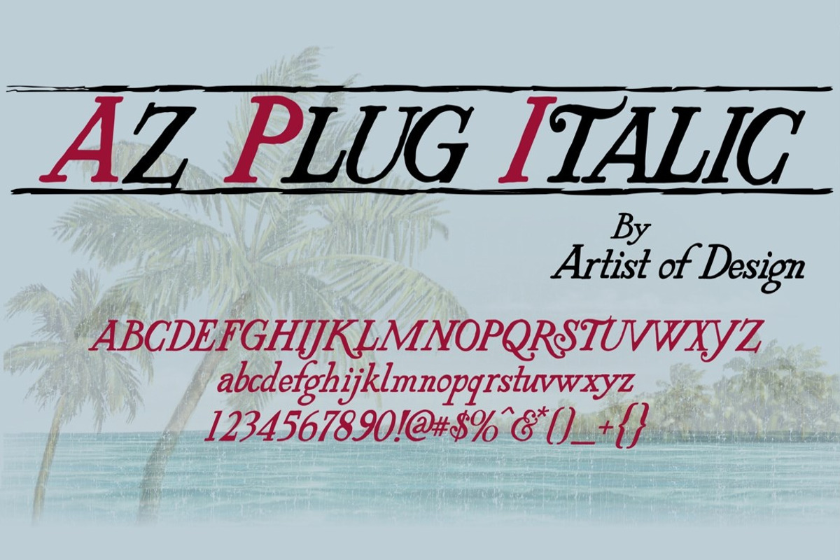 AZ Plug Italic