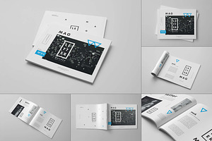 US Letter Magazine Mock-up, a Books & Magazine Mockup by Yogurt86