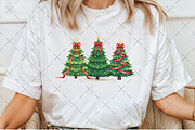 Christmas Tree Red Bow Holiday Png, an Illustration by Craft Nest (Thumbnail 5 of 6)