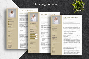 Clean Resume Template Pack Canva