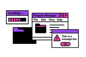 Vector illustration of a digital, a Technology Illustration by ZinetroN