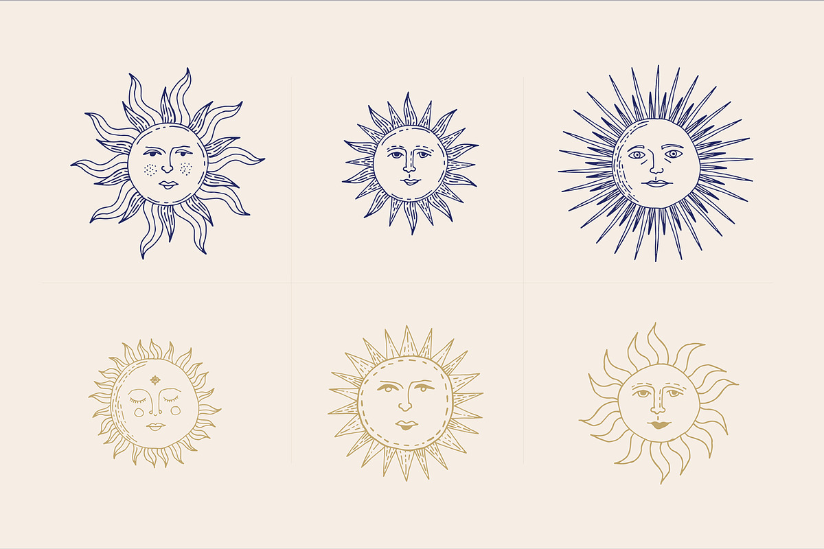 Celestial Patterns & Illustrations, a Pattern Graphic by Youandigraphics (Photo 12 of 14)