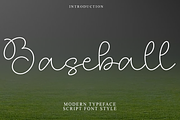 Baseball, a Handwritten Font by InermediaSTUDIO (Thumbnail 1 of 8)