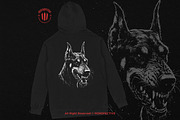 10 Bundle Dark Art Doberman Dog, an Illustration by Morspective (Thumbnail 4 of 7)