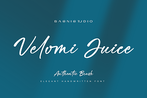 Velomi Juice– Elegant Handwritten
