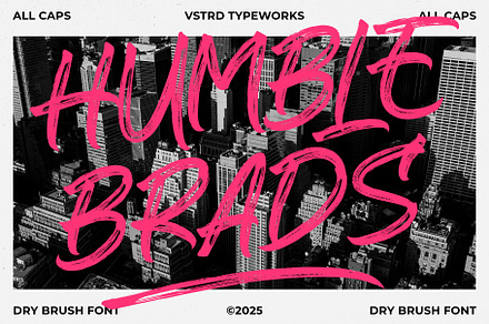 Humble Brads - Urban Brush Font