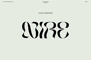 Mornek - Experimental Typeface, a Blackletter Font by Lettramina Studio (Thumbnail 8 of 10)