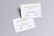 Certificate Mockup, a Product Mockup by Riel Concept (Thumbnail 2 of 5)