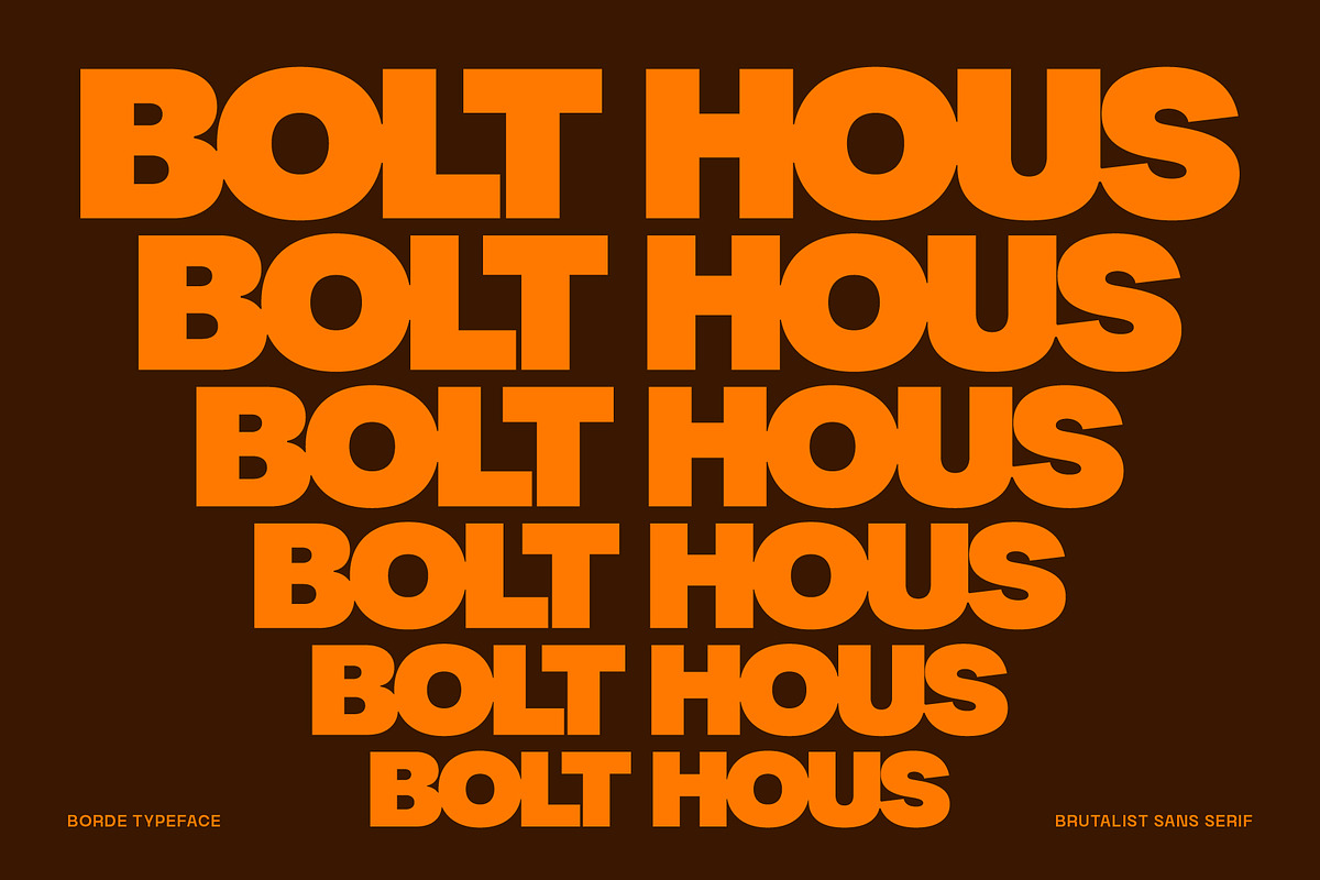 Borde - Brutalist Sans, a Sans Serif Font by The Native Saint Club (Photo 3 of 14)