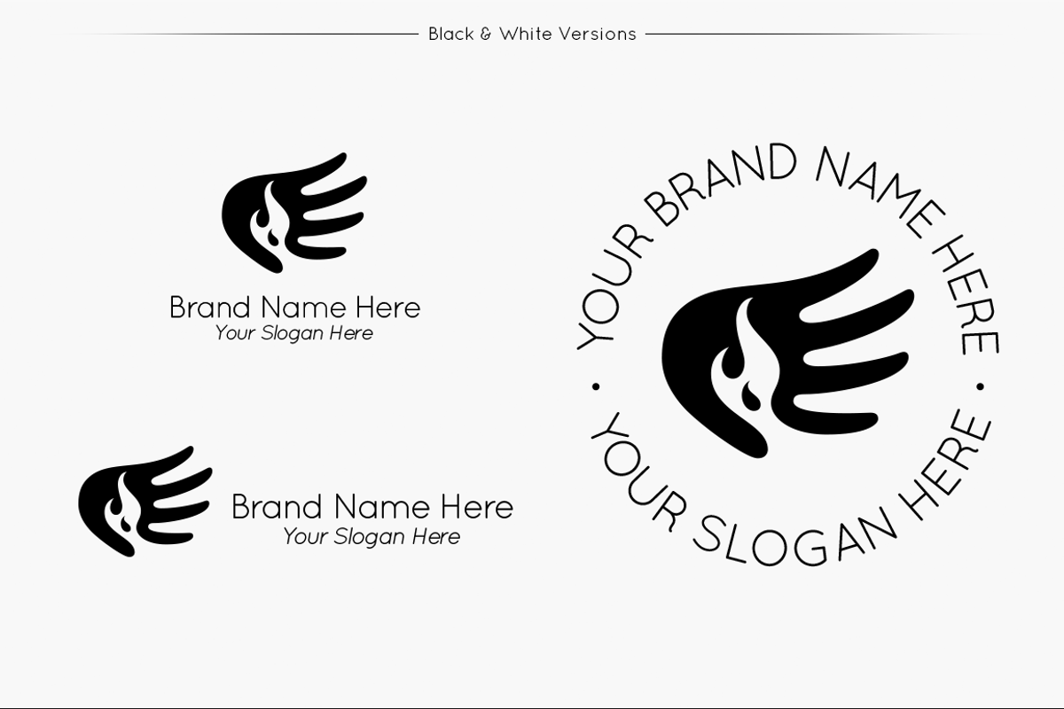 Hands of Fire Logos, a Branding & Logo Template by Nuno Dias (Photo 6 of 7)