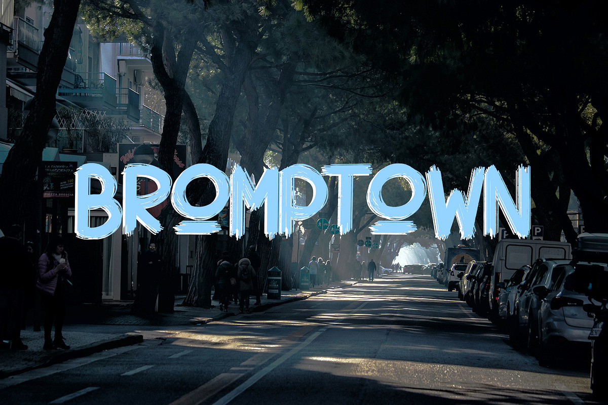 Bromptown, a Script Font by Analogous (Photo 12 of 15)