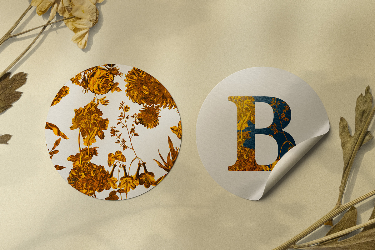 Golden Garden - 186 Roses & Flowers, a Background Graphic by Craftsy Crafters (Photo 8 of 10)