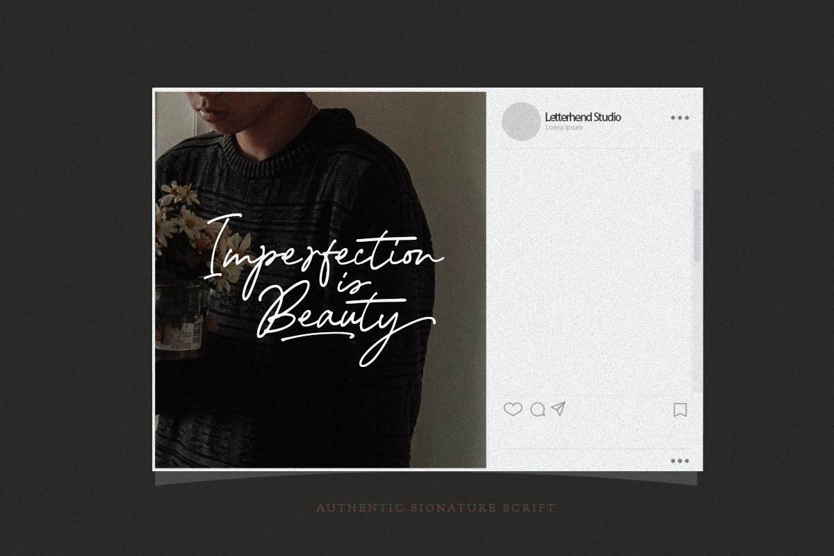 Mellodate - Signature Script, a Script Font by Letterhend Studio (Photo 5 of 9)