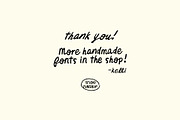 Organic Hand - Semi-script Font, a Font by Studio Funshop by Kelli (Thumbnail 10 of 10)