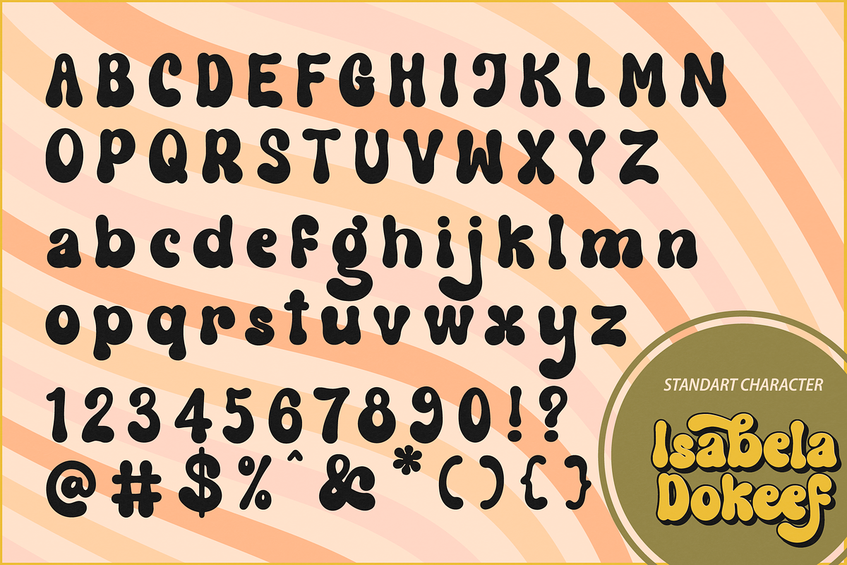 Isabela Dokeef | Retro Bold Display, a Font by Denustudios (Photo 13 of 15)