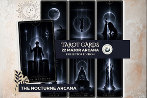 The Nocturne Arcana Dark Tarot cards