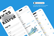 KicksKeeper - Shoe Store Mobile App, an App Template by twinstd (Thumbnail 2 of 5)