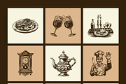 Vintage Restaurant Illustration Set, a Person Illustration by Prosymbols (Thumbnail 7 of 10)
