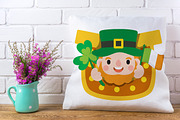 Happy Saint Patrick's Day Clipart, a Person Illustration by Noey smiley (Thumbnail 10 of 10)
