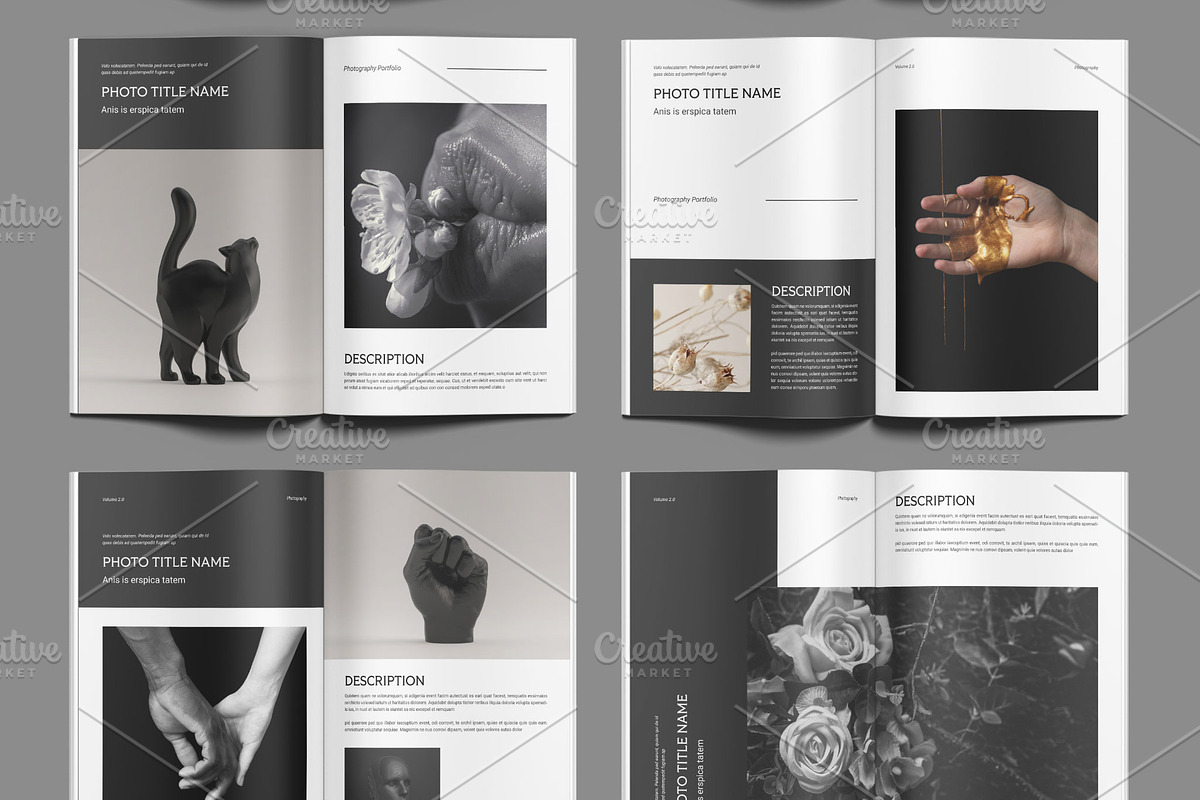 Photography Portfolio Layout, a Magazine Template by ClickPaint_Studio (Photo 3 of 4)