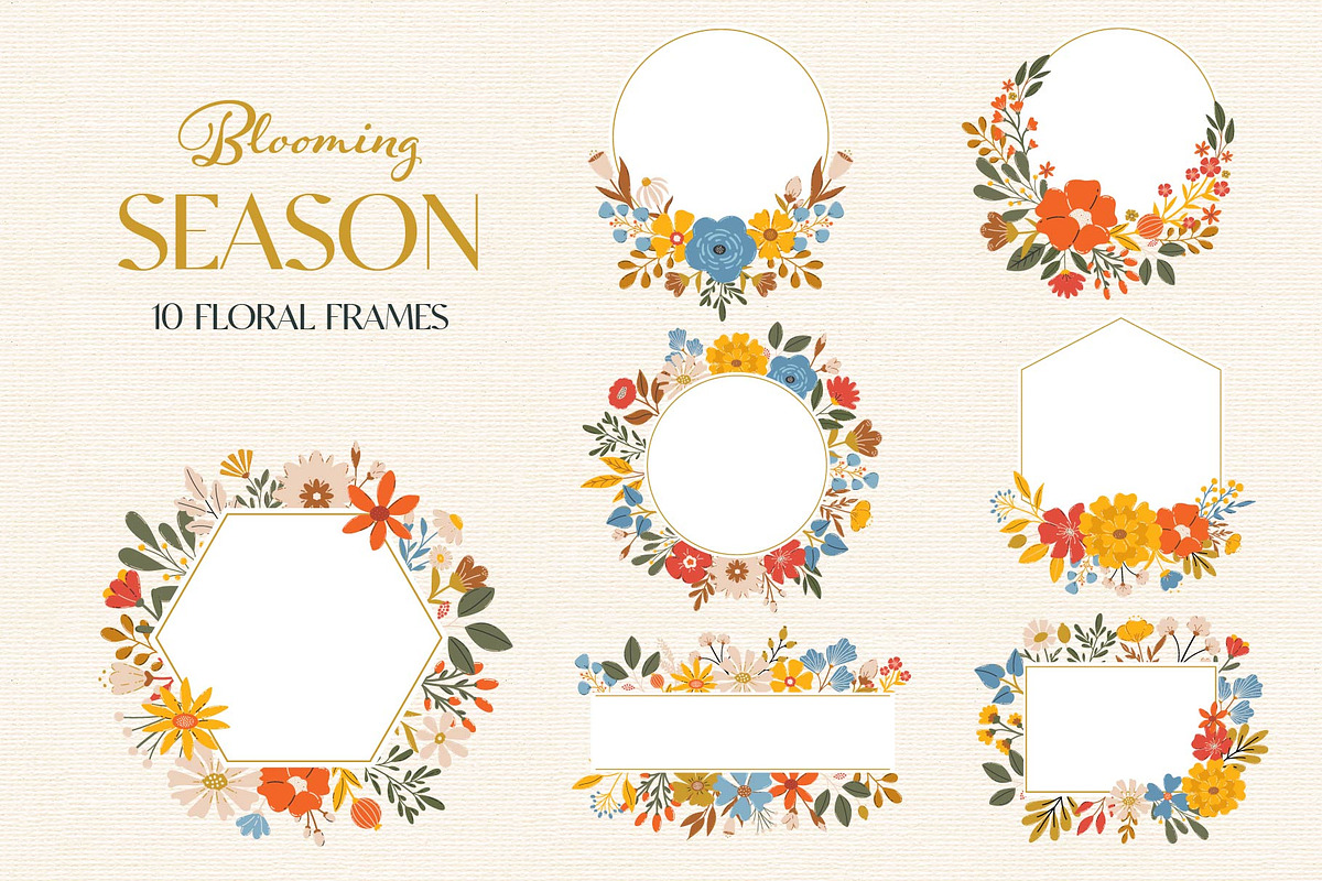 Blooming Season. Flowers & Patterns, a Decorative Illustration by EltaMaxArt (Photo 7 of 14)