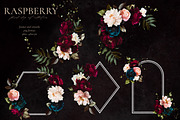 Raspberry Floral Clip Art Collection, an Object Graphic by Eclectic Anthology (Thumbnail 12 of 12)