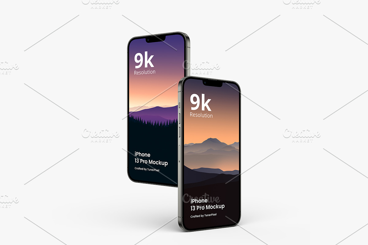 iPhone 13 Pro Mockup, an iPhone Mockup by Mockupia (Photo 20 of 27)