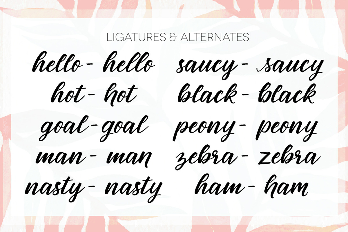 Birds of Paradise Brush Script preview 4