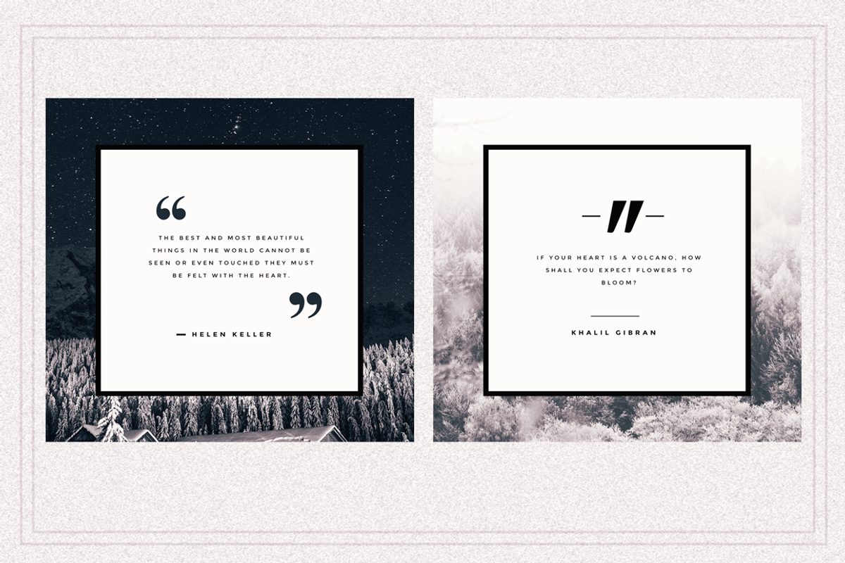 AMBIENT Social Media quote pack, a Social Media Template by Vova (Photo 4 of 7)