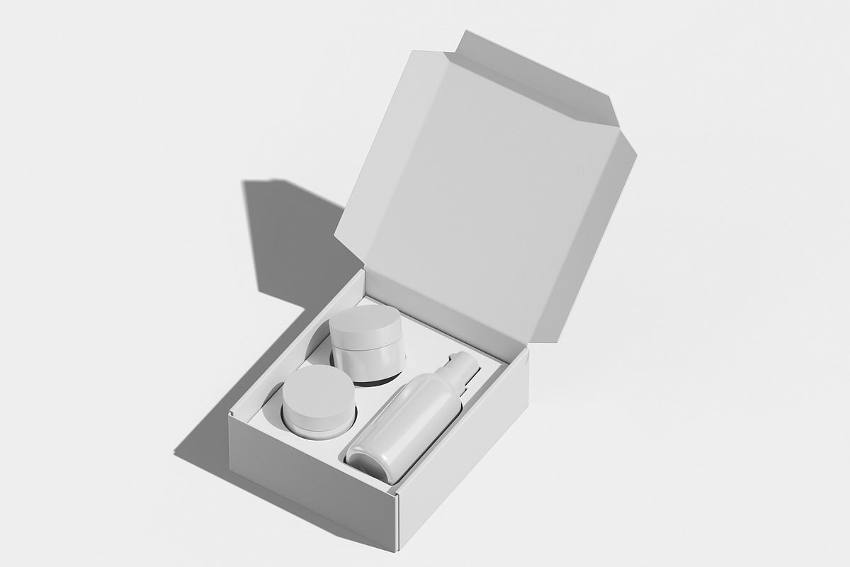 Box Cosmetic Mockup, a Packaging Mockup by Unerispace (Photo 3 of 4)