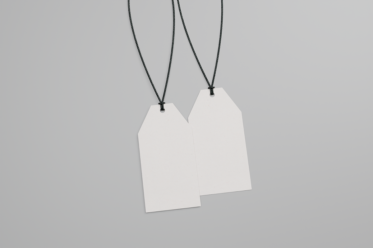 Price Tag Mockup 3D Model, an Object 3D Model by Dudukbersama (Photo 1 of 2)
