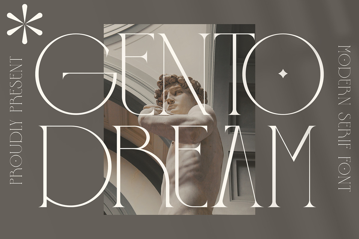 GENTO DREAM Modern Serif Font, a Serif Font by Storytype Studio (Photo 1 of 15)