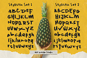 Pineapple Shadow Typeface, a Handwritten Font by alit design (Thumbnail 14 of 15)