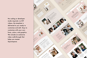 Squarespace Template: Good Vibes