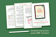 Christmas Lettering Procreate Book, a Seasonal Illustration by Molly Suber Thorpe (Thumbnail 5 of 7)