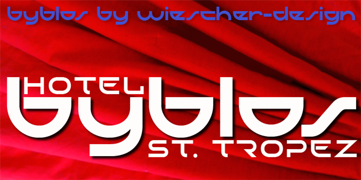 Byblos, a Sans Serif Font by Wiescher-Design (Photo 1 of 2)