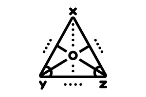 Algebra education black icon, an Outline Icon by Creative priyanka